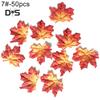 KPOP 50ks Umělé podzimní javorové listy Svatební párty Scrapbooking Dekor Foto rekvizita