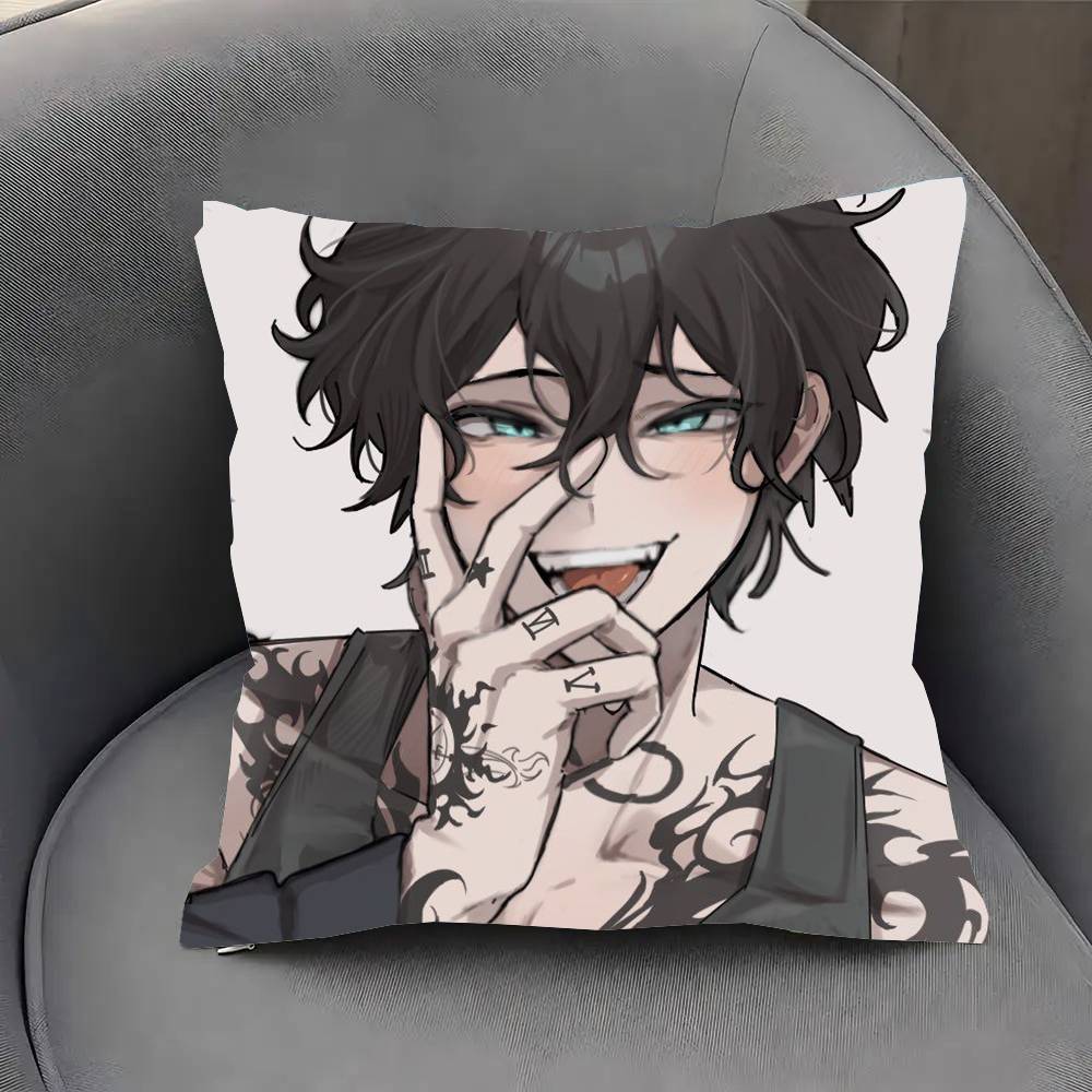 Yamato Endo Anime WIND B-BREAKER Pillow Case Fashion Square Pillowcase Bedroom Sofa Room Ins Decoration Leisure