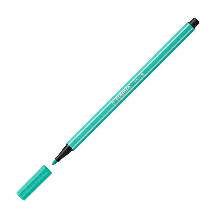 Feutre - STABILO - PEN 68 - Lot de 10 - Vert de glace - Pointe 1 mm