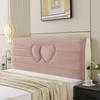 All-inclusive  Plush Quilted Headboard Cover Thick Velvet Bed Head Cover Bed Backrest Dustproof Soft Bedside Protector Cover
