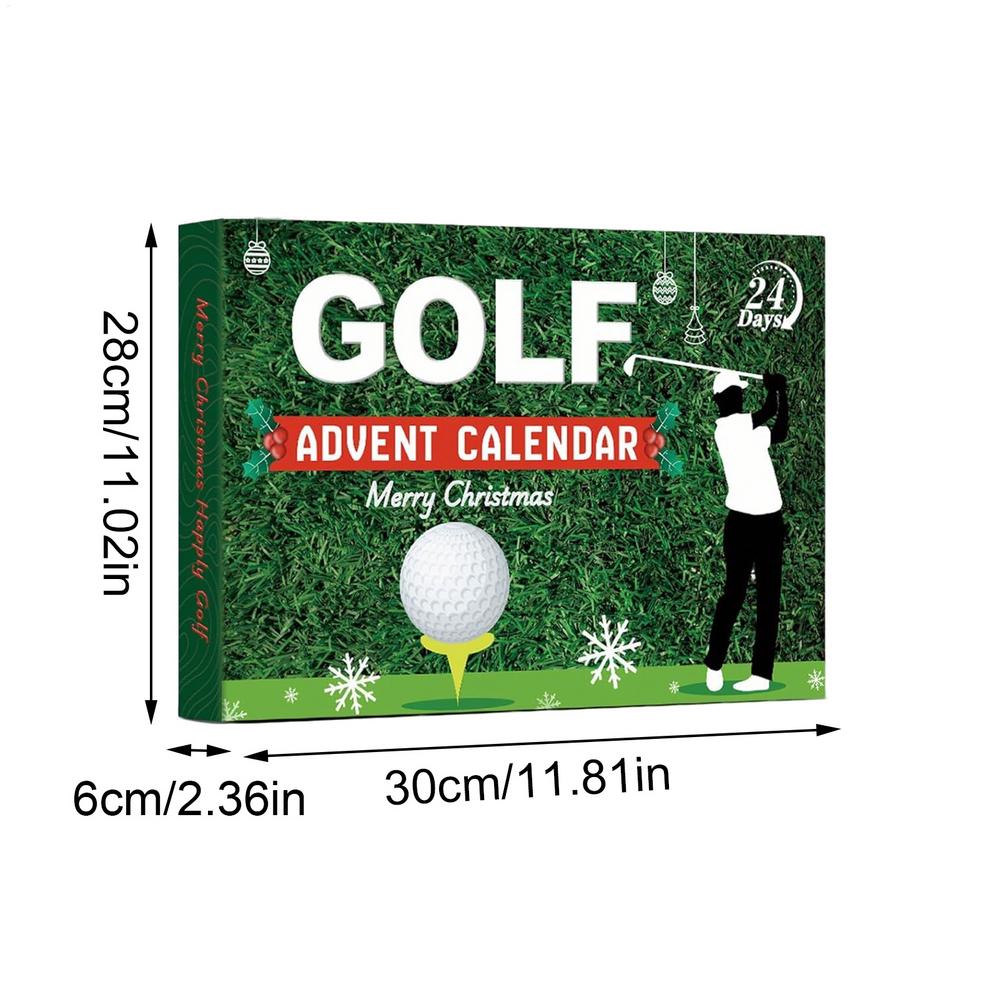24 Boxes Accessory Set Golf Themed Christmas Calendar Countdown To Christmas Gifts For Men Women Boys Girls Stocking Stuffers