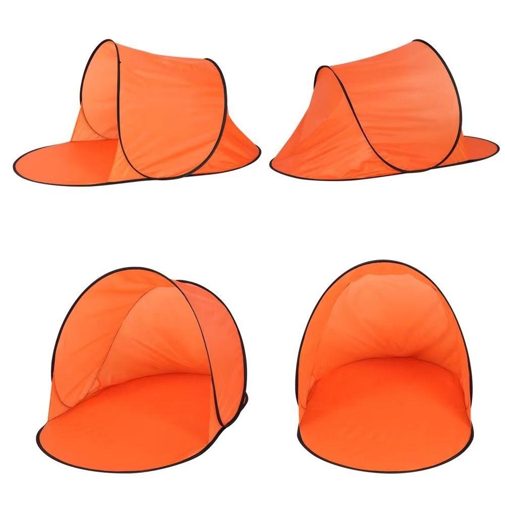 Instant Pop-up Small Folding Tent Silver Coated Mini Beach Headrest Sun Shelter  Camping