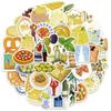 50 Mediterranean Lemon Coast Waterproof Graffiti Stickers for Suitcases