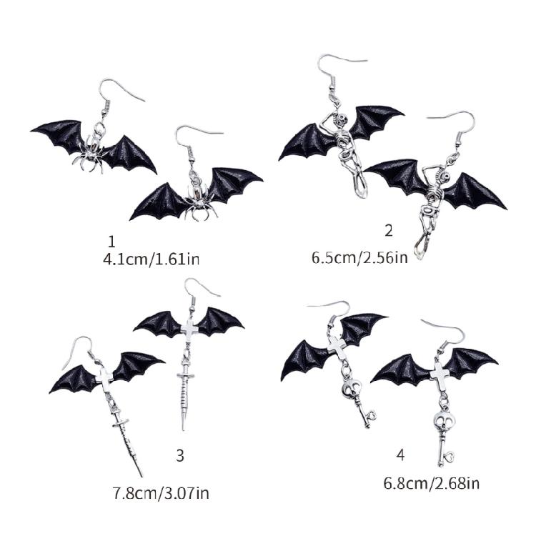 Halloween Earrings Drop Earrings Halloween Themed Ear Jewelry Alloy Material