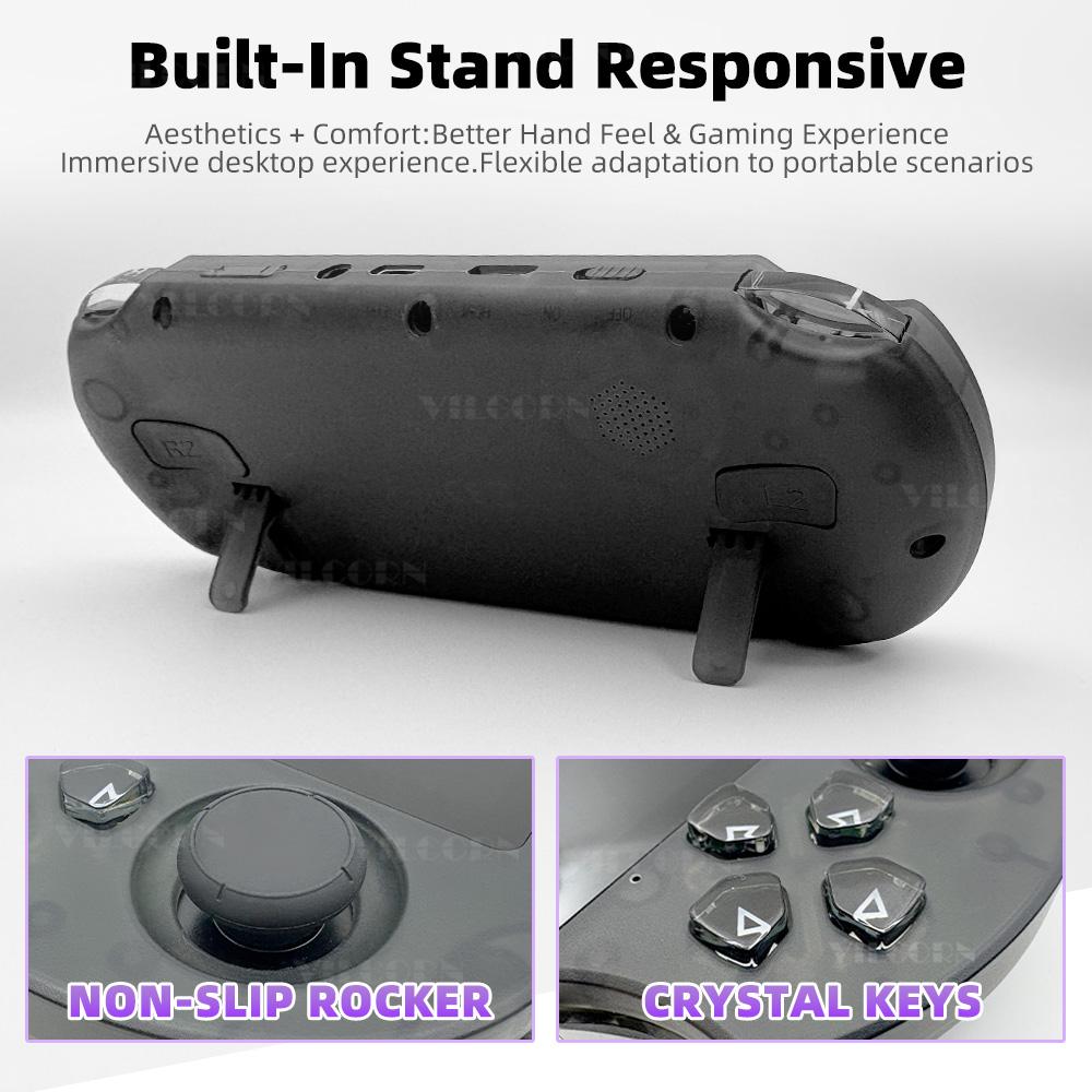 Verbesserter SF3000 Retro Handheld-Spieleplayer Kompatibel mit HDMI-Videospielkonsole 4,5-Zoll-IPS-Bildschirm Konsole für PS1/GBA/SFC