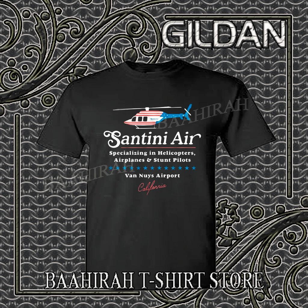New Airwolf Santini Air Helicopter Logo American Funny T shirt Size S to 5XL 2XL
