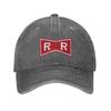 Red Ribbon Army Baseball Cap Sun  Running Hippie Breathable Washed Hip Hop Hats Women Unisex Fashion Design Baseball Caps