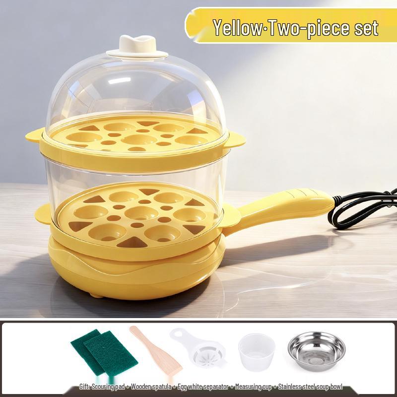 Canxiang Non-Stick Electric Frying Pan: Poached Eggs, Dumplings, Pot Stickers & Breakfast Cooker