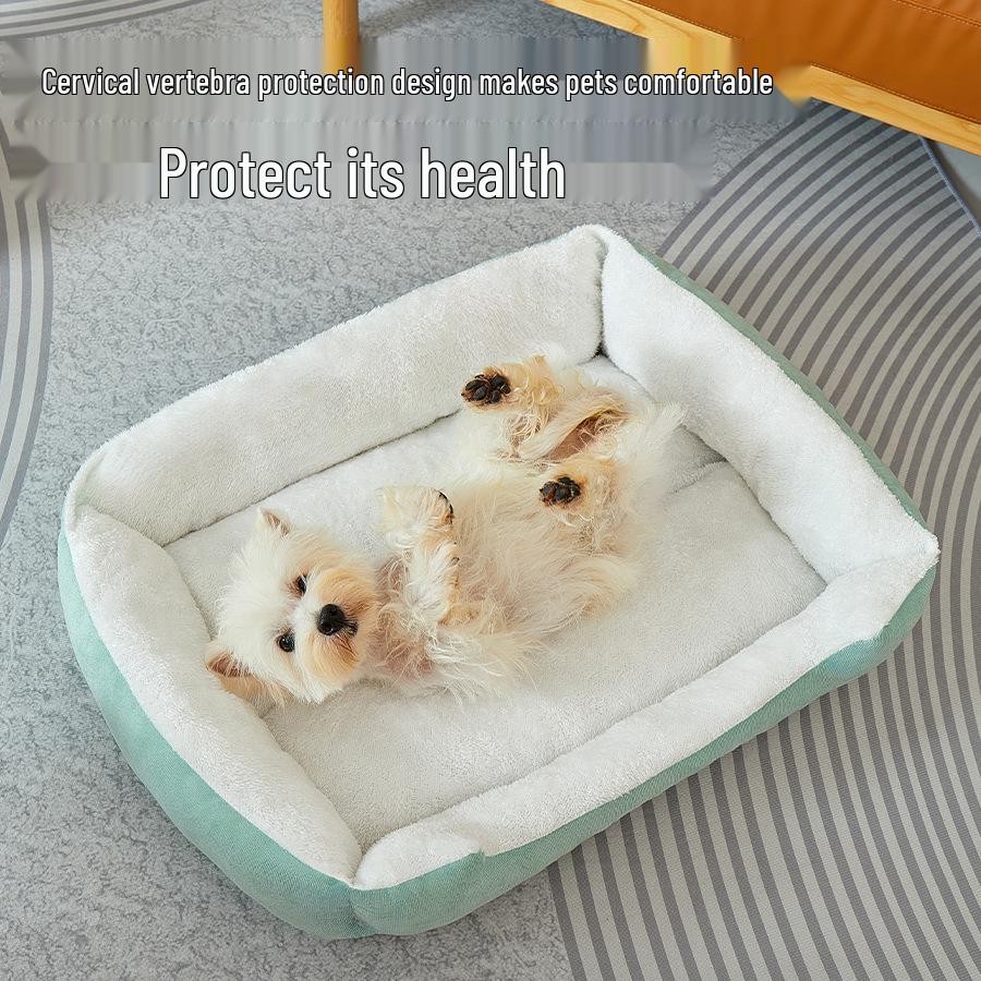 Gemütliches antistatisches Hundesofa-Bett für kleine und mittelgroße Hunde - Ganzjahreskomfort