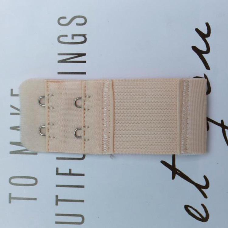 

Stainless Steel Elastic Bra Extension with Dual Row Buckles, 3.2cm Wide One Size