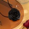 Elegant Big Flower Choker Necklace for Women Trendy Ladies Long Knotted Rope Chain Necklaces 2026 Fashion Jewelry On Neck Collar