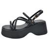 Cross Strap Platform Sandals for Women Summer 2025 Thick Bottom Gladiator Shoes Woman Casual Non-Slip Wedge Sandalias Mujer