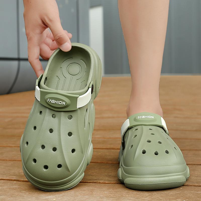 Moda Estate Moda Sandali Ciabatte Impermeabili Scarpe da Uomo Ciabatte da Esterno Scivoli Suola Morbida Scarpe da Giardino Zoccoli EVA Sandali da Spiaggia Pantofole da Casa