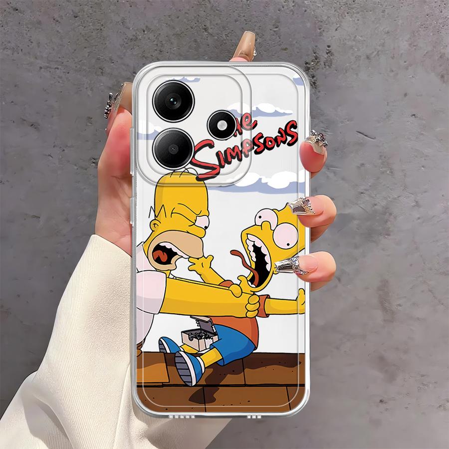 

Case for Xiaomi Redmi Note 14 Pro Plus 12 A4 Note 13 11S 10S 14C 13C 11 12S 9 10 Soft Phone Cover The S-simpsons Redmi Note 10 4G