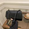 Casual Women's Solid Color Simple Texture New Model This Year's Large Capacity Popular Underarm Single Shoulder Small Square Bag for Women