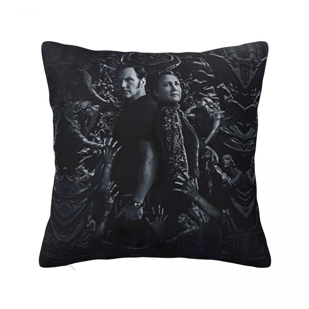 Pillow Cover The Conjuring Last Rites Printed Cushion Cover Fashion Pillow Case For Sofa Home Decorative Pillowcases 12x12Inch