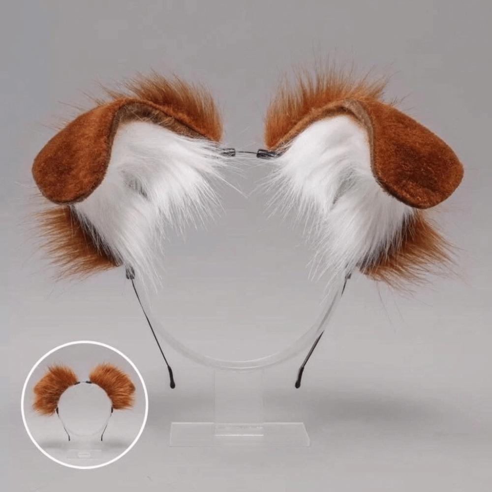 Furry Gothic Headband Animal Lolita Ears Headwear Practical Cosplay Headband Children
