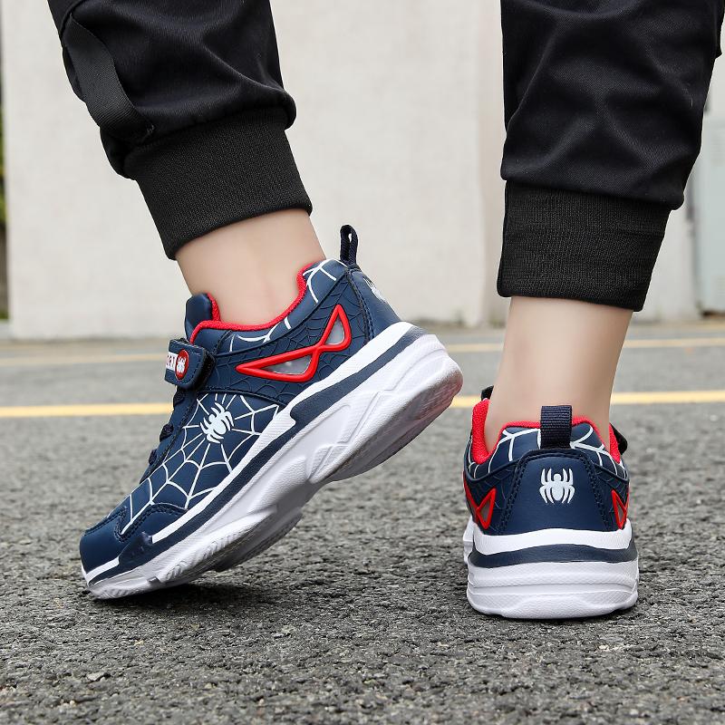 Kinderschuhe Jungen Sneaker Rot PU-Leder Kinder Sneaker Neue Mode Lässig Mode Sport Outdoor Laufschuhe Tennisschuhe für Jungen