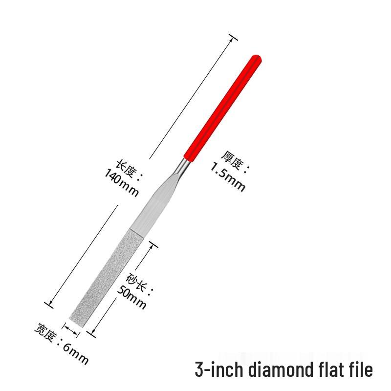 Lion Brand Titanium Plated Fine Alloy Metal File Set: Assorted Polishing, Trimming, and Shaping Tools.