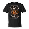 Sucking Tits Licking Adult Joke Saying Quote T-Shirt