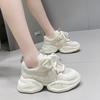 Inner heightening dad shoes women's new thick-soled soft-soled lightweight casual small sports shoes single shoes