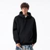 MEDE Men's Half-High Collar Button Hooded Sweatshirt