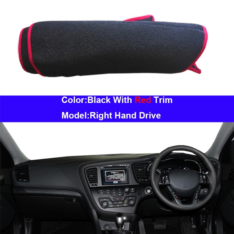 For Kia Optima K5 2011 - 2015 Car Inner Dashboard Cover Auto Dash Mat Carpet Sun shade Dashmat Rug Cushion 2014 2013