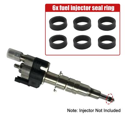 6x bague d'étanchéité d'injecteur de carburant pour BMW N54 N63 135 335 535 550 650i 740i 750i X5 X6