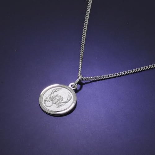 Trendor Kids Zodiac Necklace Scorpio 925 Sterling Silver 28606-11 Timeless Jewelry Gift for Children