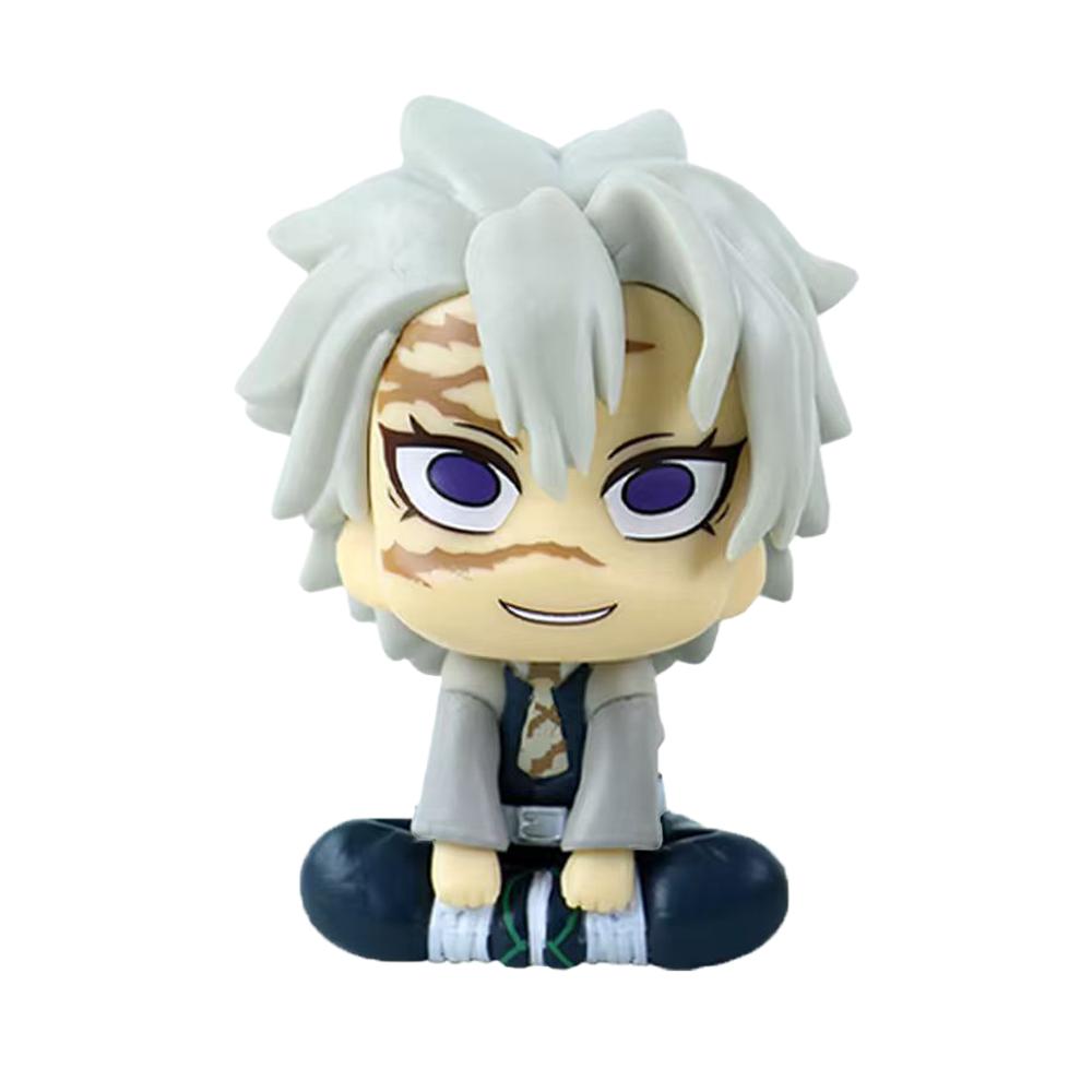 Anime Demon Slayer Tanjiro Kamado Nezuko cartoon figure PVC model ornament child Christmas Halloween gift