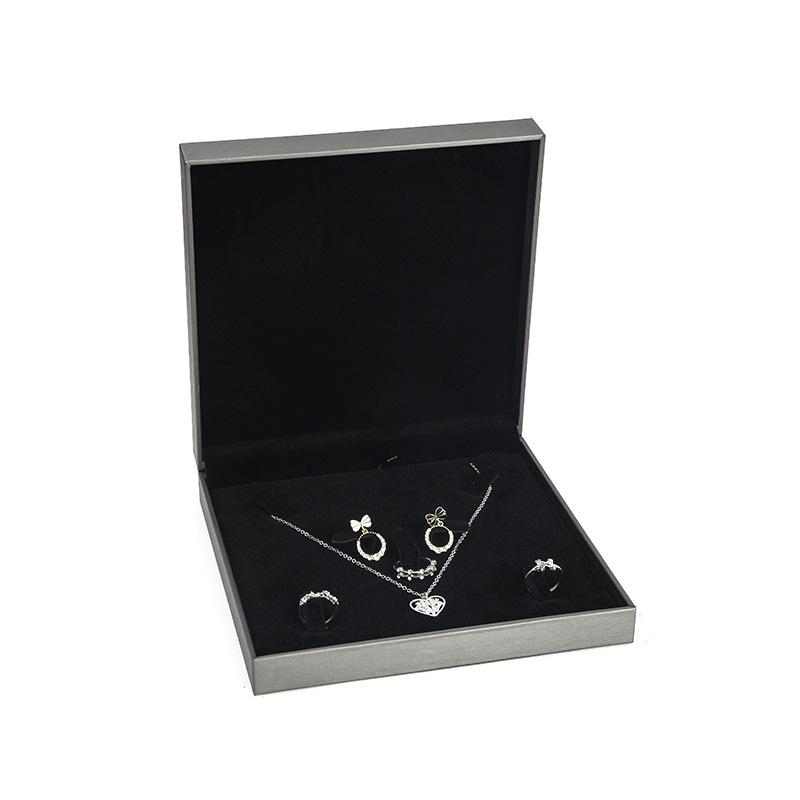 Premium PU Leather Jewelry Storage Box for Rings, Necklaces, and Earrings