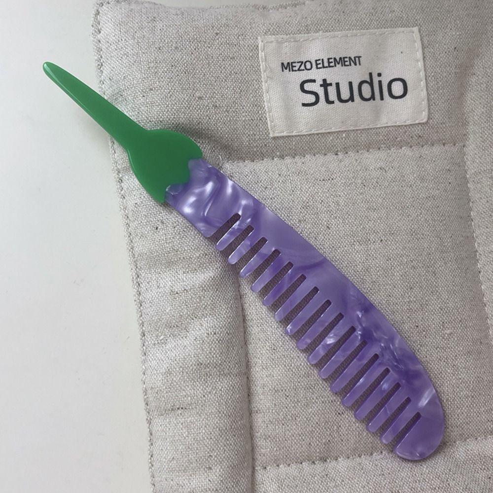 Animal Acetate Comb Cartoon Hairdressing Combs Pointed Tail Comb Makeup Comb  Student