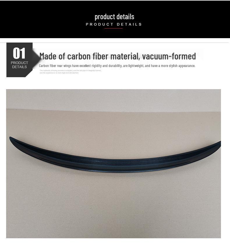 BMW 3 Series G28/G20 MP Style Rear Carbon Fiber Ducktail Spoiler