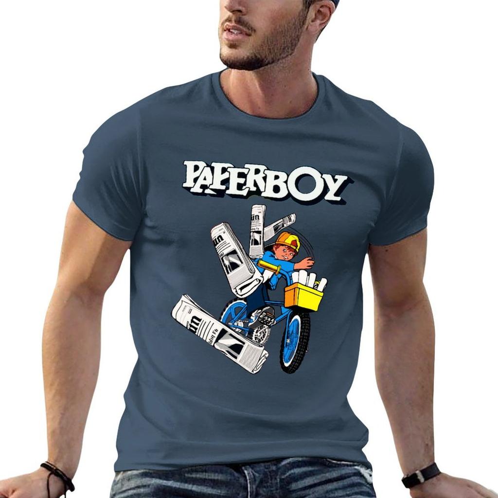 Camiseta Paperboy Arcade Masculina De Algodo Camisetas Engraadas Camiseta Masculina De Humor Negro Camiseta De Designer