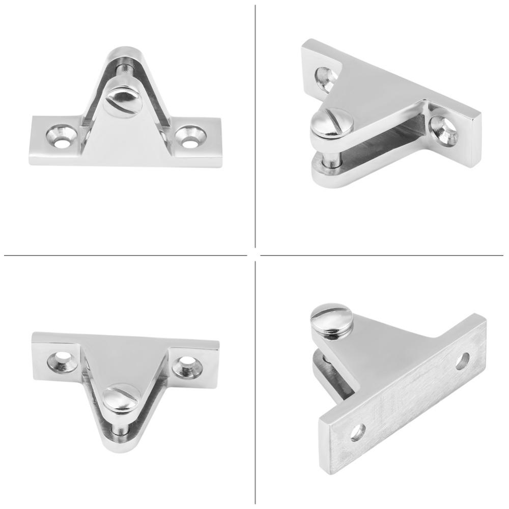 Silver Bimini Top Fitting Hardware Stainless Steel Mount Boat Deck Installation