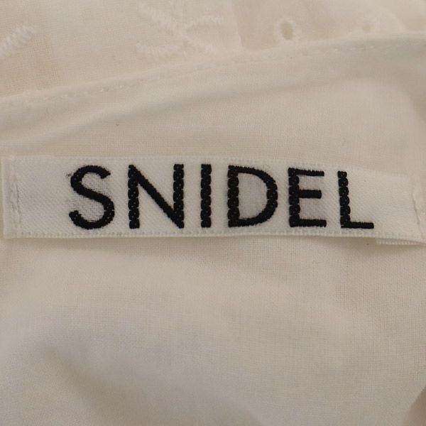 SNIDEL 20ss SWFO202033 embroidery Short sleeve Punching Lace Stack one piece Women Used