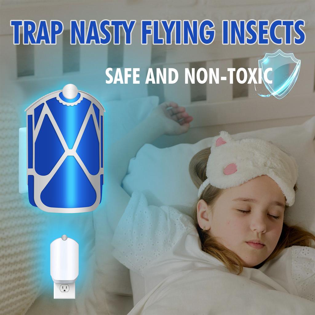 8PCS Fly Catcher Trap Refills Adhesive Fruit Fly Trap Refill Cartridges Replacement Parts for M364