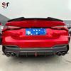 3D Style Carbon Fiber Rear Diffuser with Corner Extensions & Lights for BMW 4 Series G22/G23