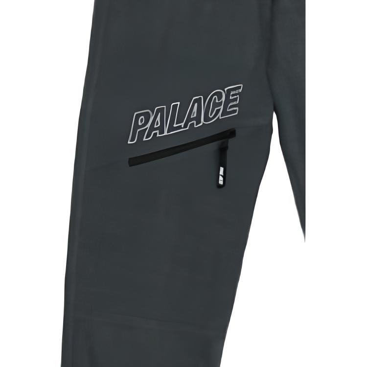 Palace Polar Grid Reverse Joggers With Letter Logo Unisex Bottoms Black P21JG011
