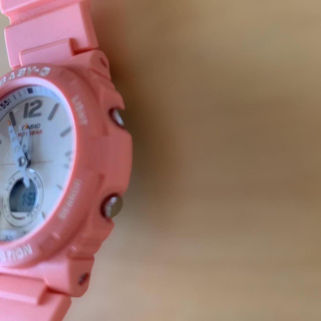 Used CASIO BABY-G Pink Casio Wristwatch