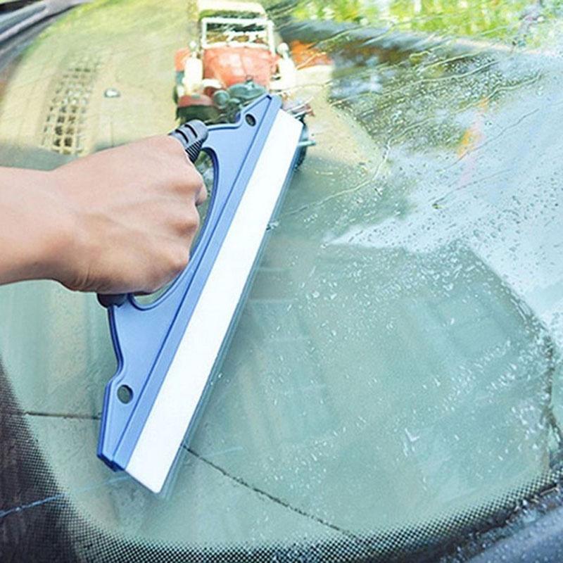 Premium Window Windshield Silicone Wiper Scraper Cleaner With Ergonomic Design