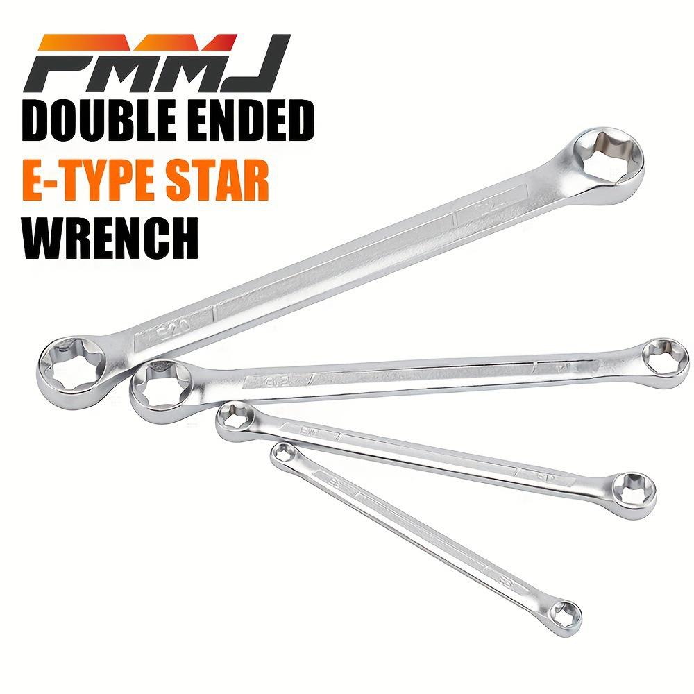 Double-Ended E-Type Hexagon Plum Wrench Set for Auto Repair