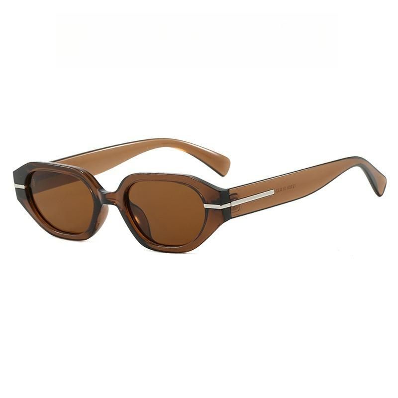 

Compact Frames Cat Eye Vintage Female Stylish Sunglasses Personalized Ins Street Photo Suitable for Vacation Beach Accessories