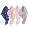 Coral Fleece Hair Drying Cap, Adult Bath Shower Cap, Wavy Quick-Dry Turban Towel, Super Absorbent Hair Drying Cap