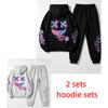 Felpa per Bambini con Stampa Graffiti 'Smile Happy Day' Street Hip Hop Felpa con Cappuccio Felpe alla Moda Abbigliamento Vintage per Ragazzo Ragazza