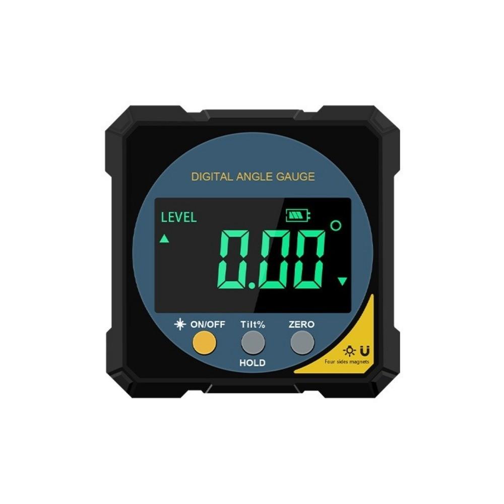 4 Sides Magnet Laser  Angle Ruler Rechargeable Inclinometer Digital Protractor  Measuring Tool