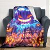 Customiz Name Personality Pokémon Gengar Blanket Soft &Warm Sofa Office Bed Travel Lunch Break Blanket, Gift Suitable All Seasons
