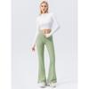 Women'S Yoga Pants Fitness Outdoor Solid Color Casual Running Training Elastic Quick Drying Tight Fitting Sports Pants