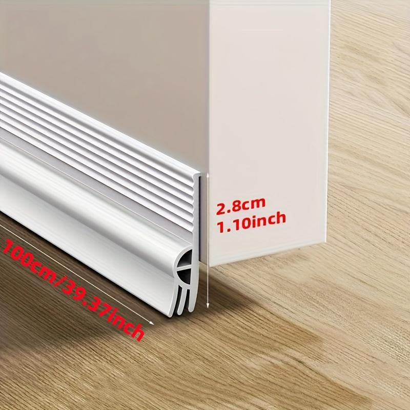 1pc Adjustable Under Door Draft Stopper, 39.37inch Weather Stripping Seal, Non-Marking Noise Insulation Blocker for Exterior & Interior Doors