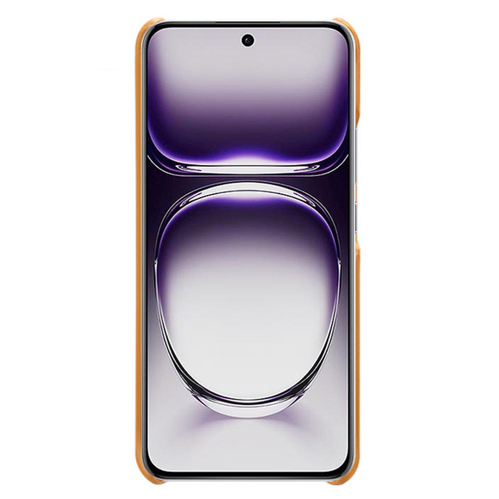 For Oppo Reno12 5G (Global) Case Dual Card Slots PU Leather+Hard PC Phone Cover